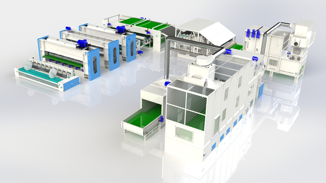 জিওটেক্সটাইল প্রোডাকশন লাইন বিল্ডিংয়ের জন্য ননউভেন ফ্যাব্রিক