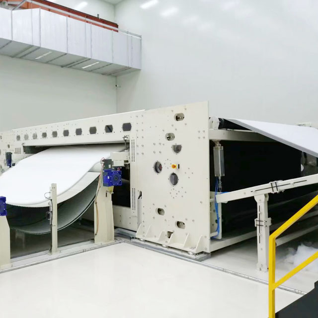 উচ্চ গতির স্পুনলেস লাইন মিশ্রণ স্টেইনলেস স্টিল ক্রস ল্যাপার