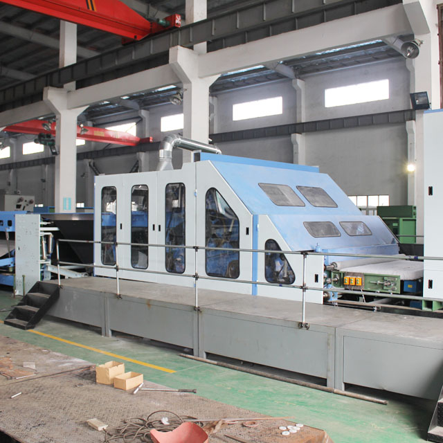 ননউভেন প্রোডাকশন লাইন উচ্চ গতির শিল্প স্থিতিশীল উচ্চ গতির কার্ডিং মেশিন