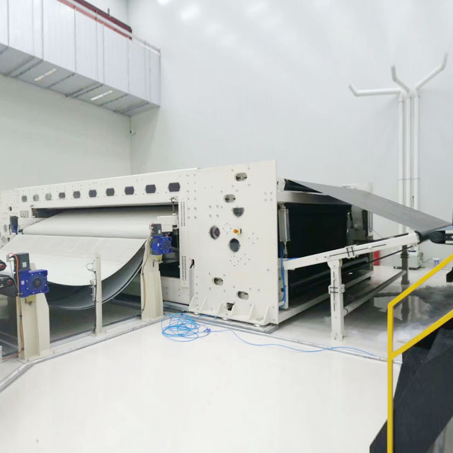 হাই স্পিড সুই স্পানলেস লাইন স্টিল ক্রস ল্যাপার